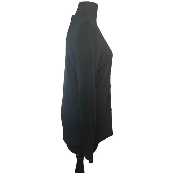 Brenda French for French Rags Size 1 Button Front Rayon Cardigan Sweater - Picture 4 of 8